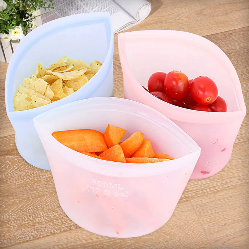 Reusable Silicone Zip Locks Bags