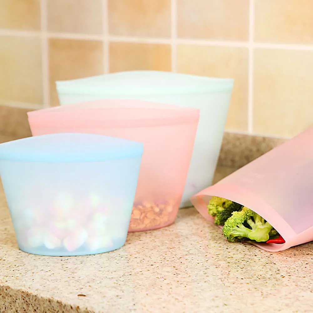 Reusable Silicone Zip Locks Bags