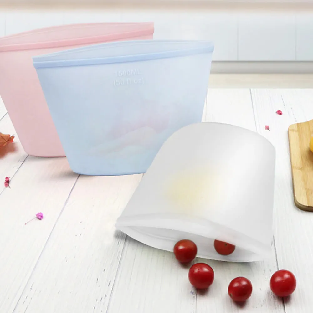 Reusable Silicone Zip Locks Bags