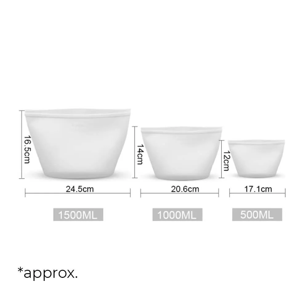 Reusable Silicone Zip Locks Bags