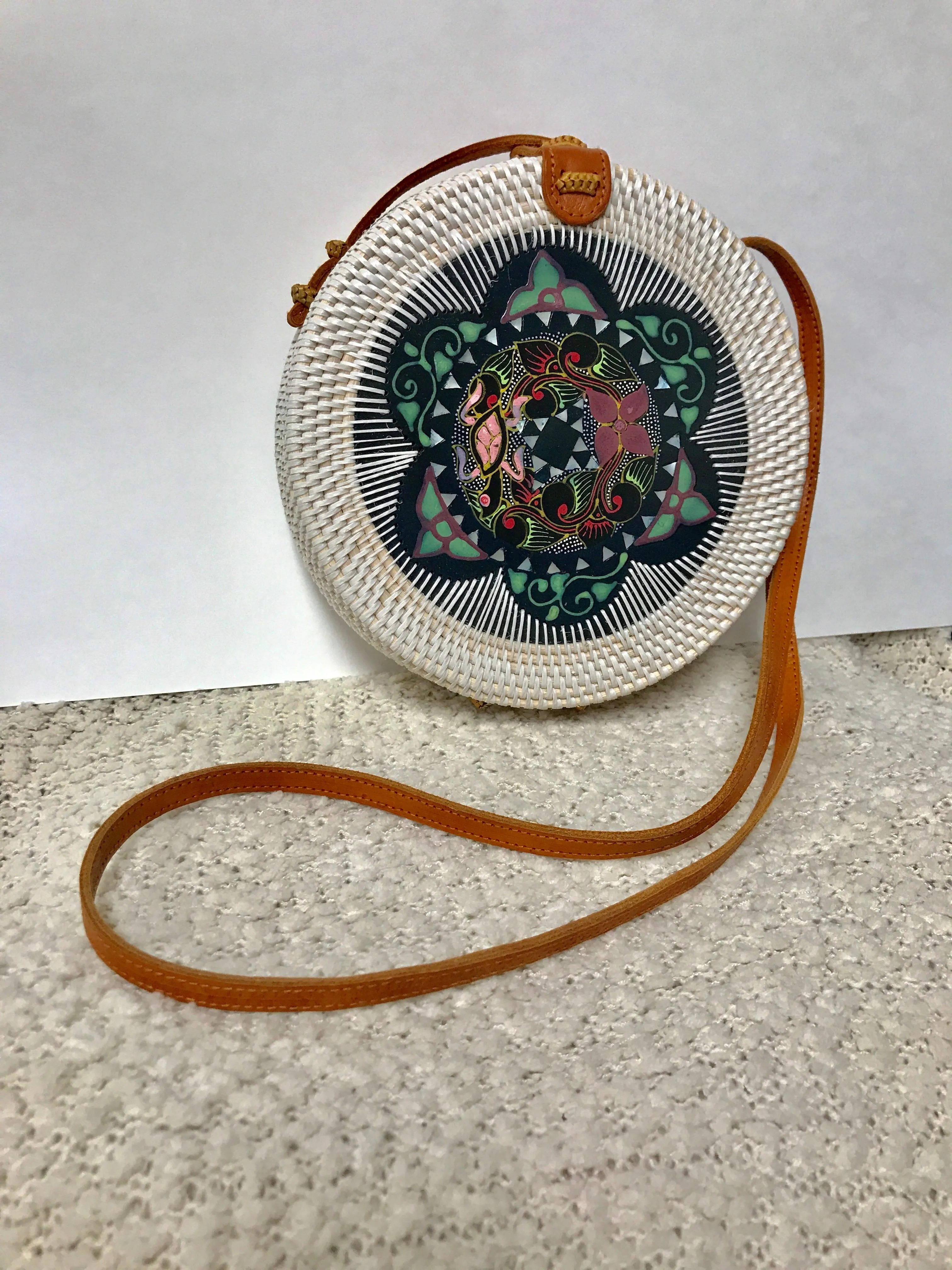Round Rattan Bags