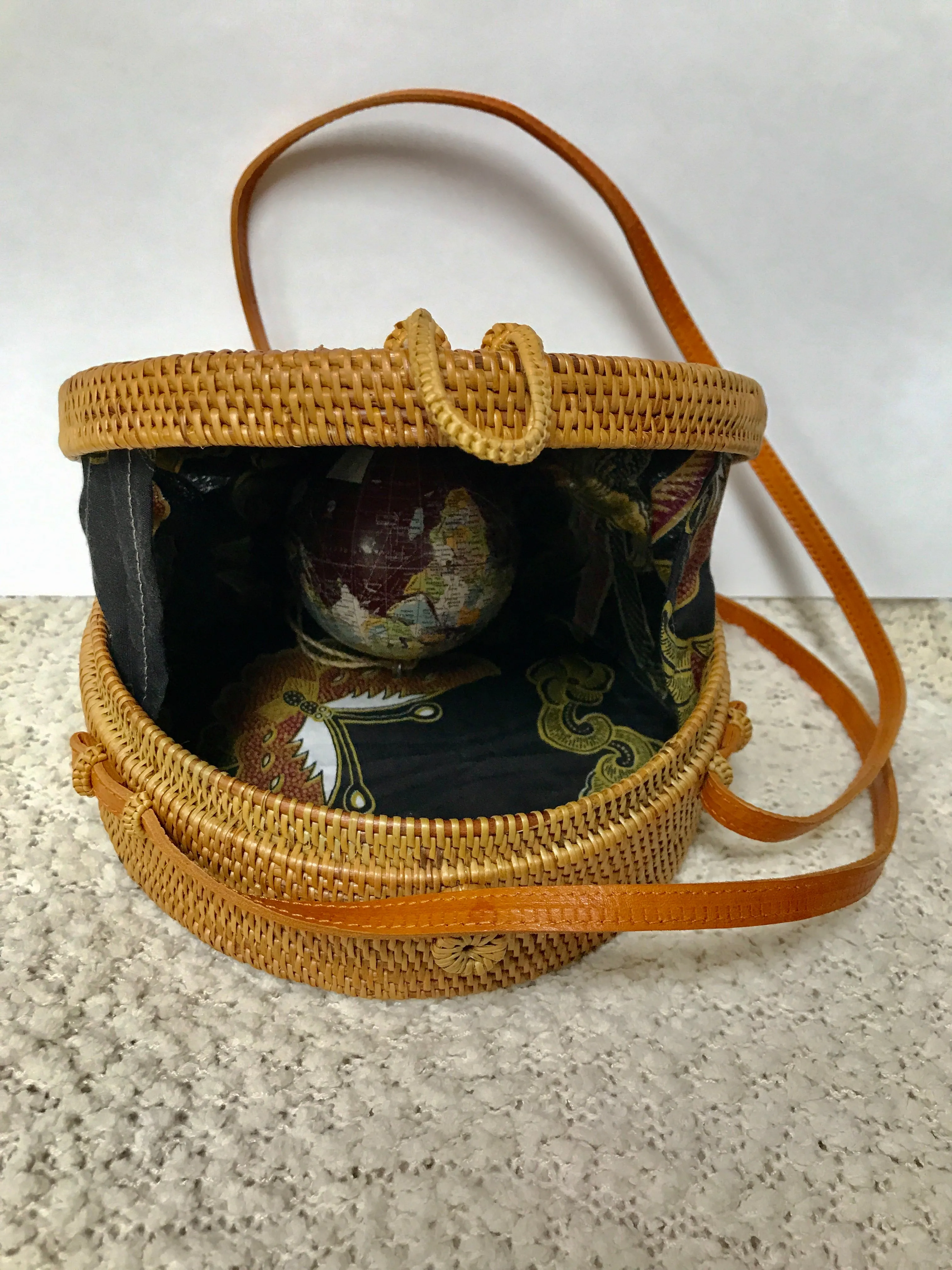 Round Rattan Bags