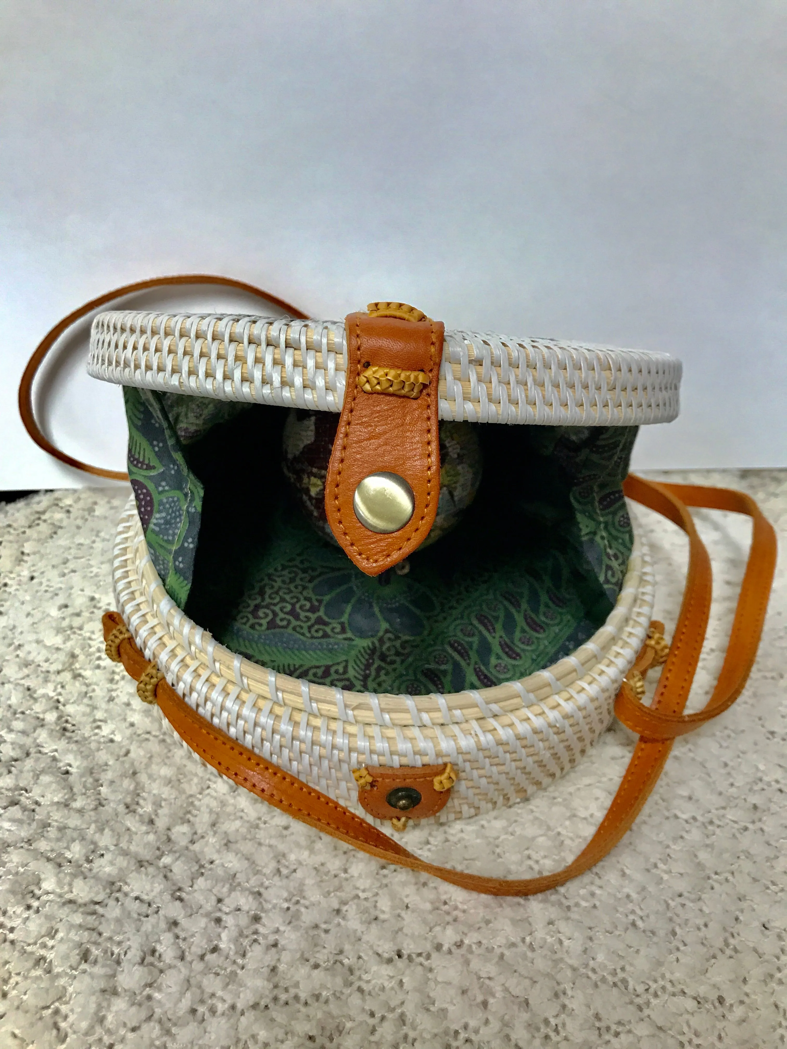 Round Rattan Bags