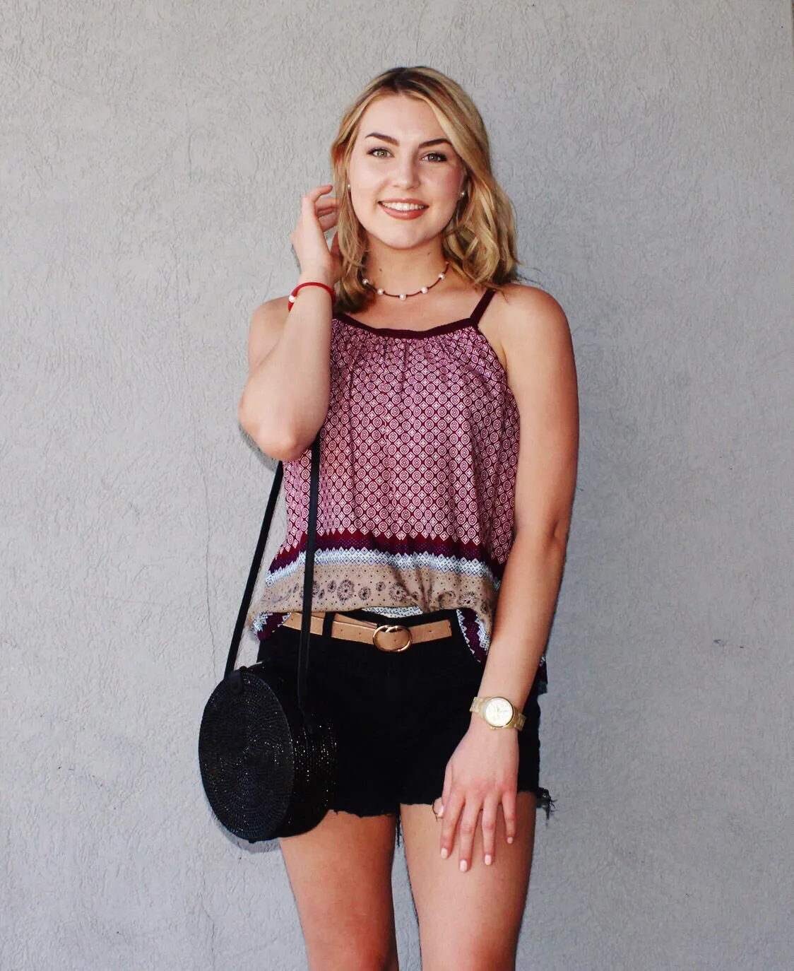 Round Rattan Bags