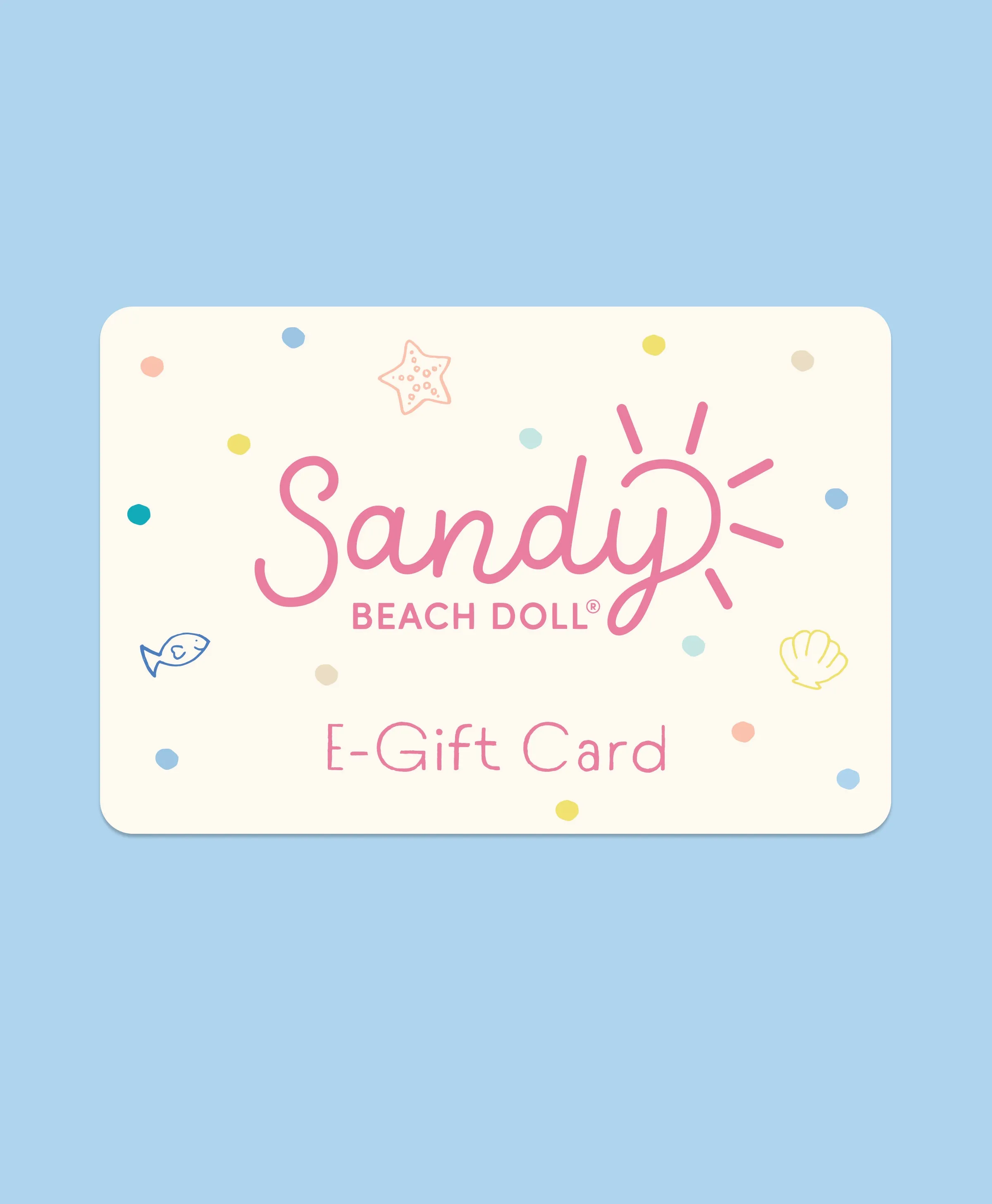 Sandy Beach Doll E-Gift Card