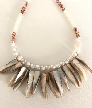 She Sells Seashells Statement Necklace