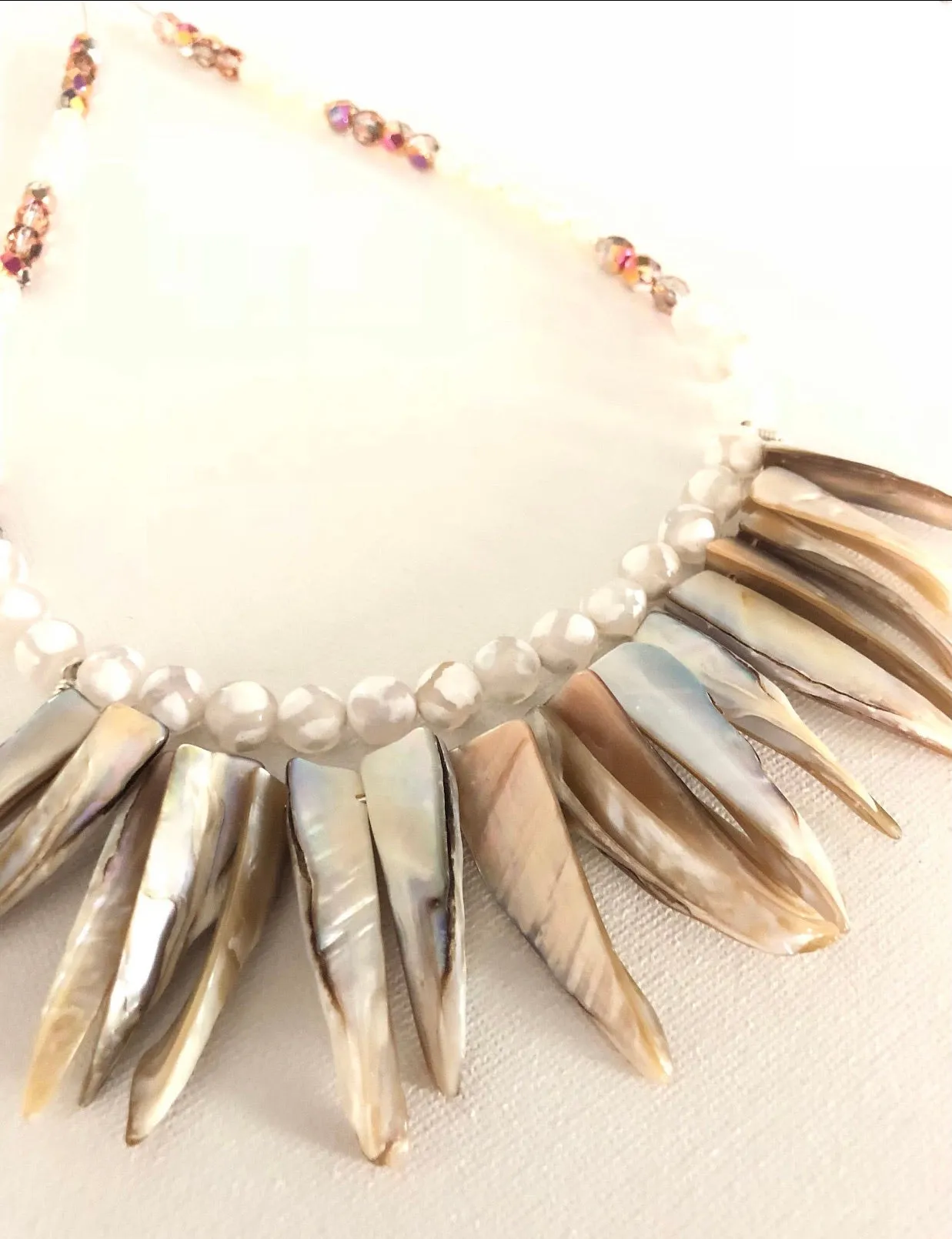 She Sells Seashells Statement Necklace