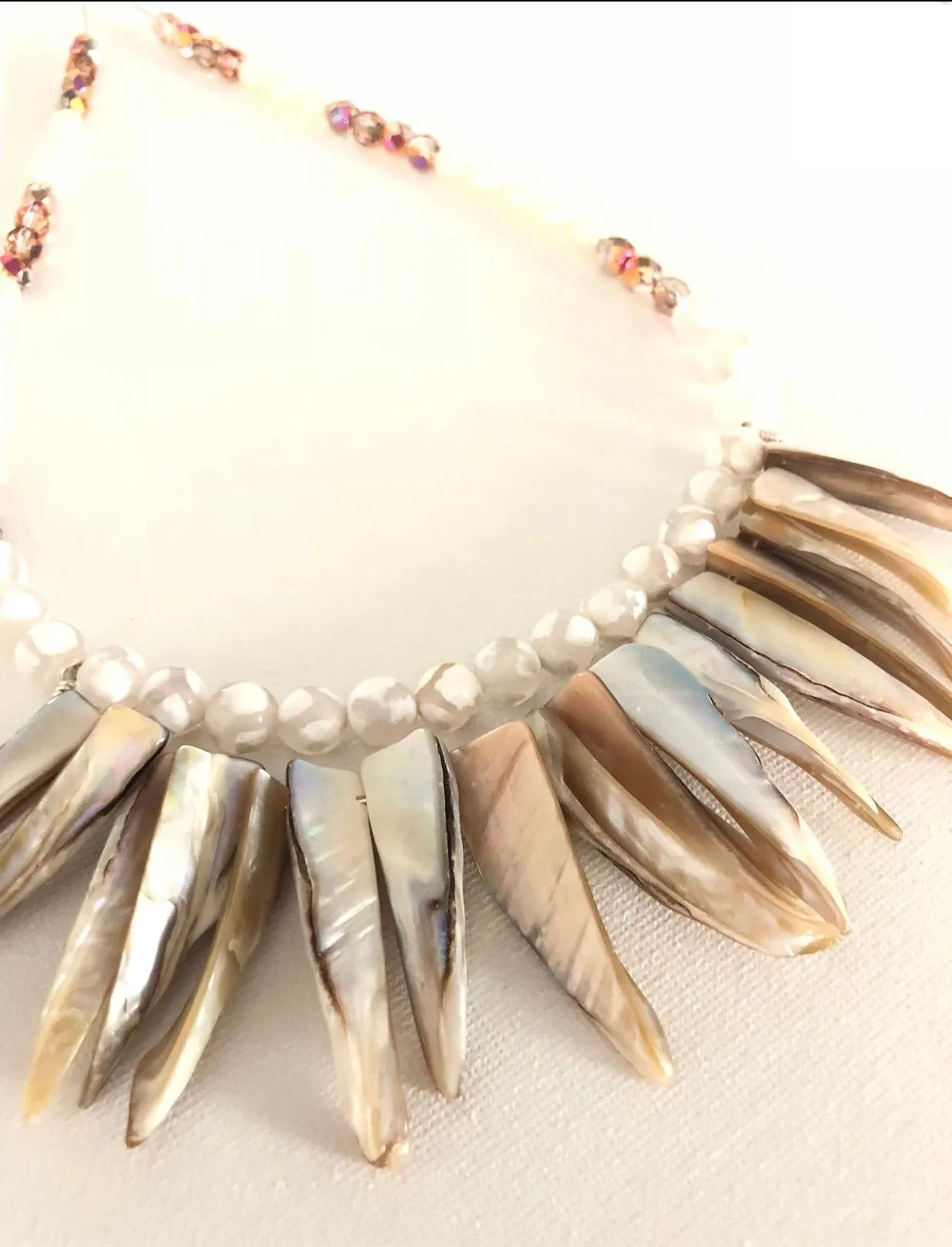 She Sells Seashells Statement Necklace