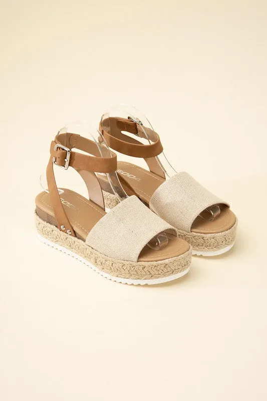 Soda TOPIC Espadrille Ankle strap Sandals