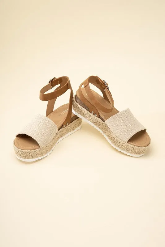 Soda TOPIC Espadrille Ankle strap Sandals