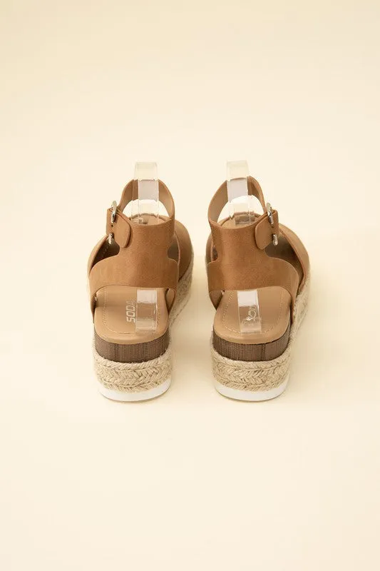 Soda TOPIC Espadrille Ankle strap Sandals