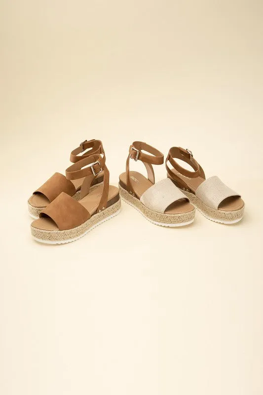 Soda TOPIC Espadrille Ankle strap Sandals
