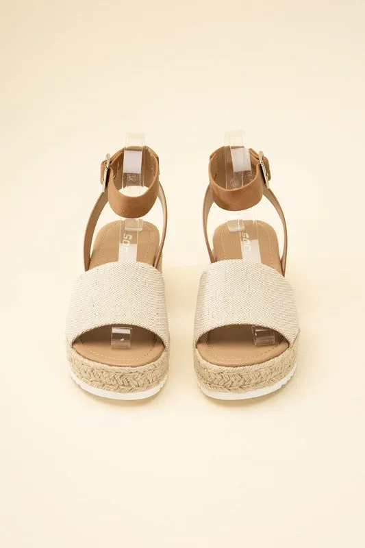 Soda TOPIC Espadrille Ankle strap Sandals