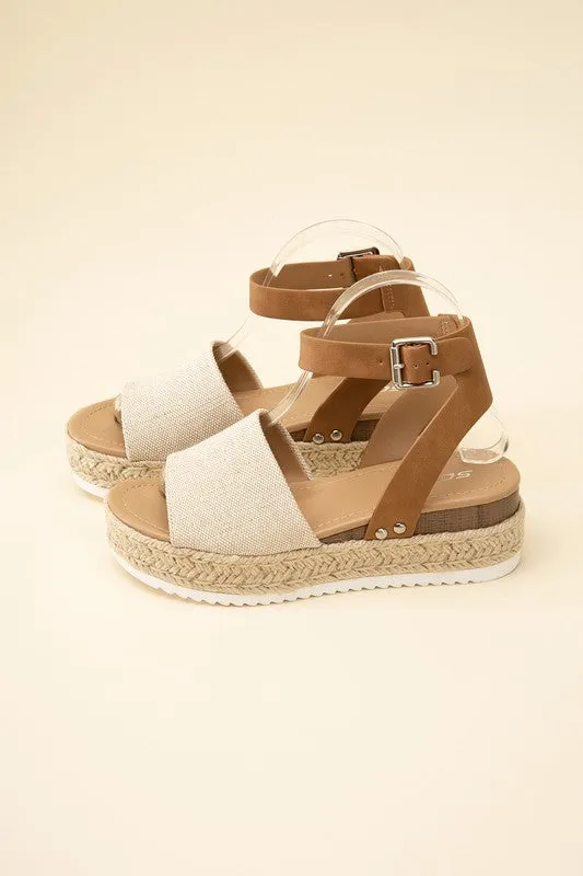 Soda TOPIC Espadrille Ankle strap Sandals