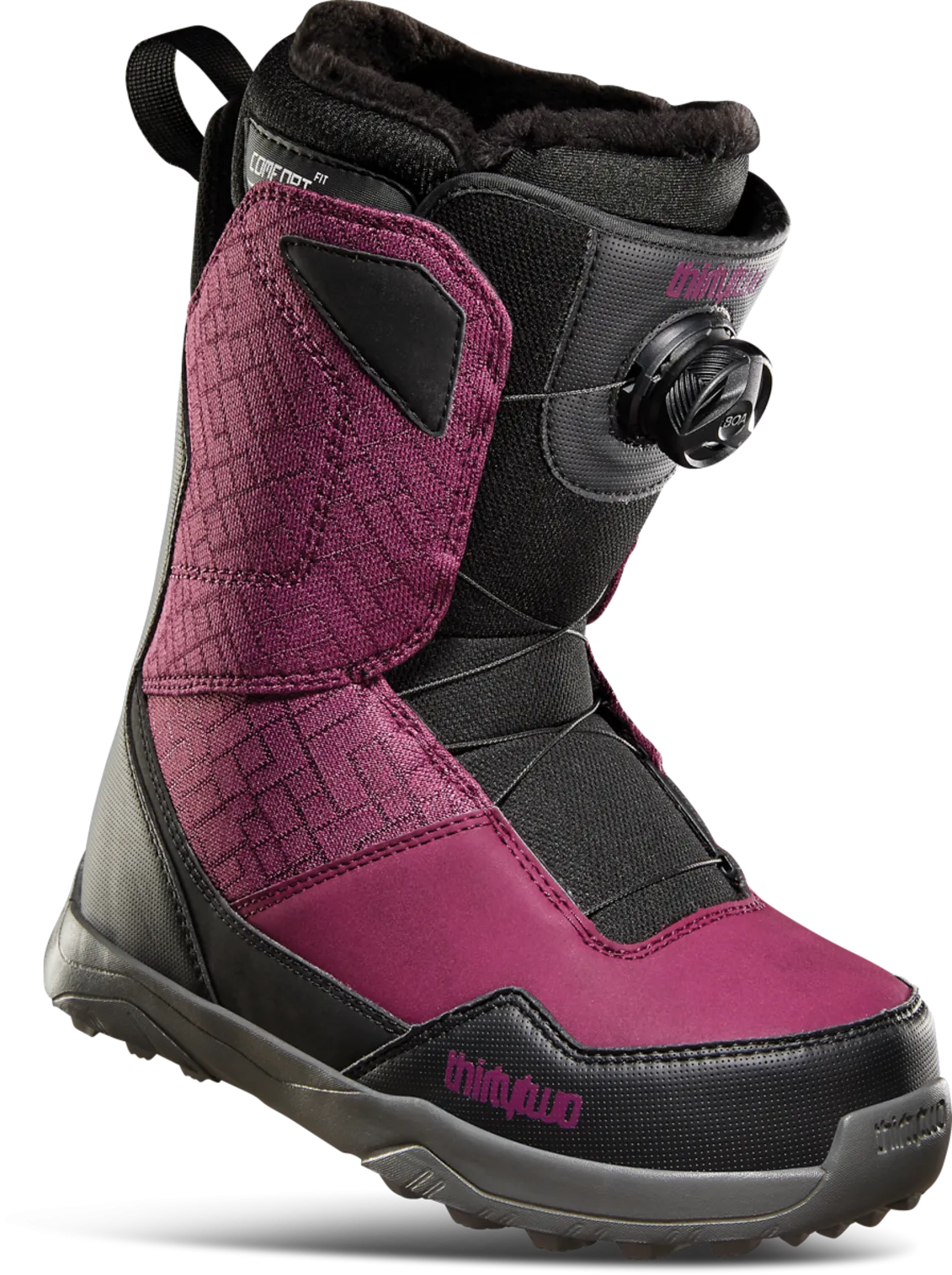 Thirtytwo Shifty Boa W's '22 Black Purple Snow Boots