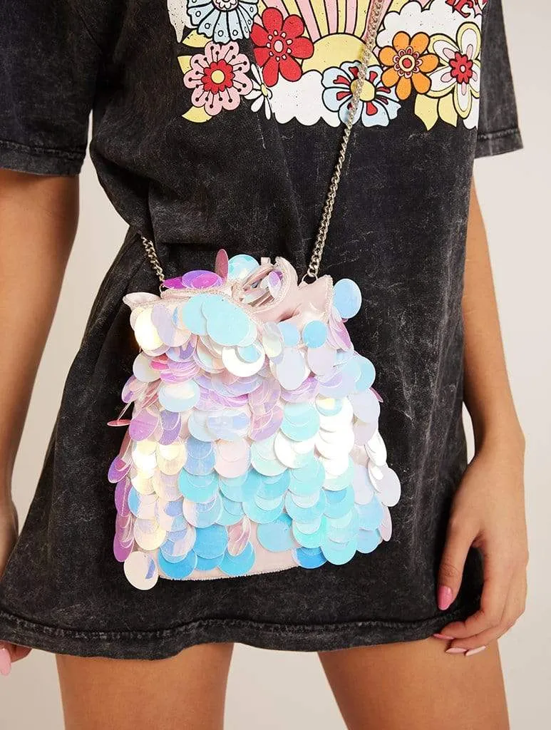 Tilly Holo Sequin Cross Body Bag