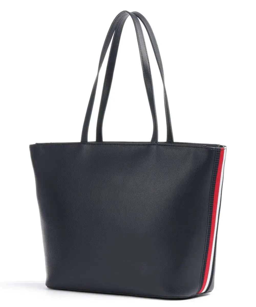 Tommy Hilfiger Essential SC Corp Tote Bag in Space Blue
