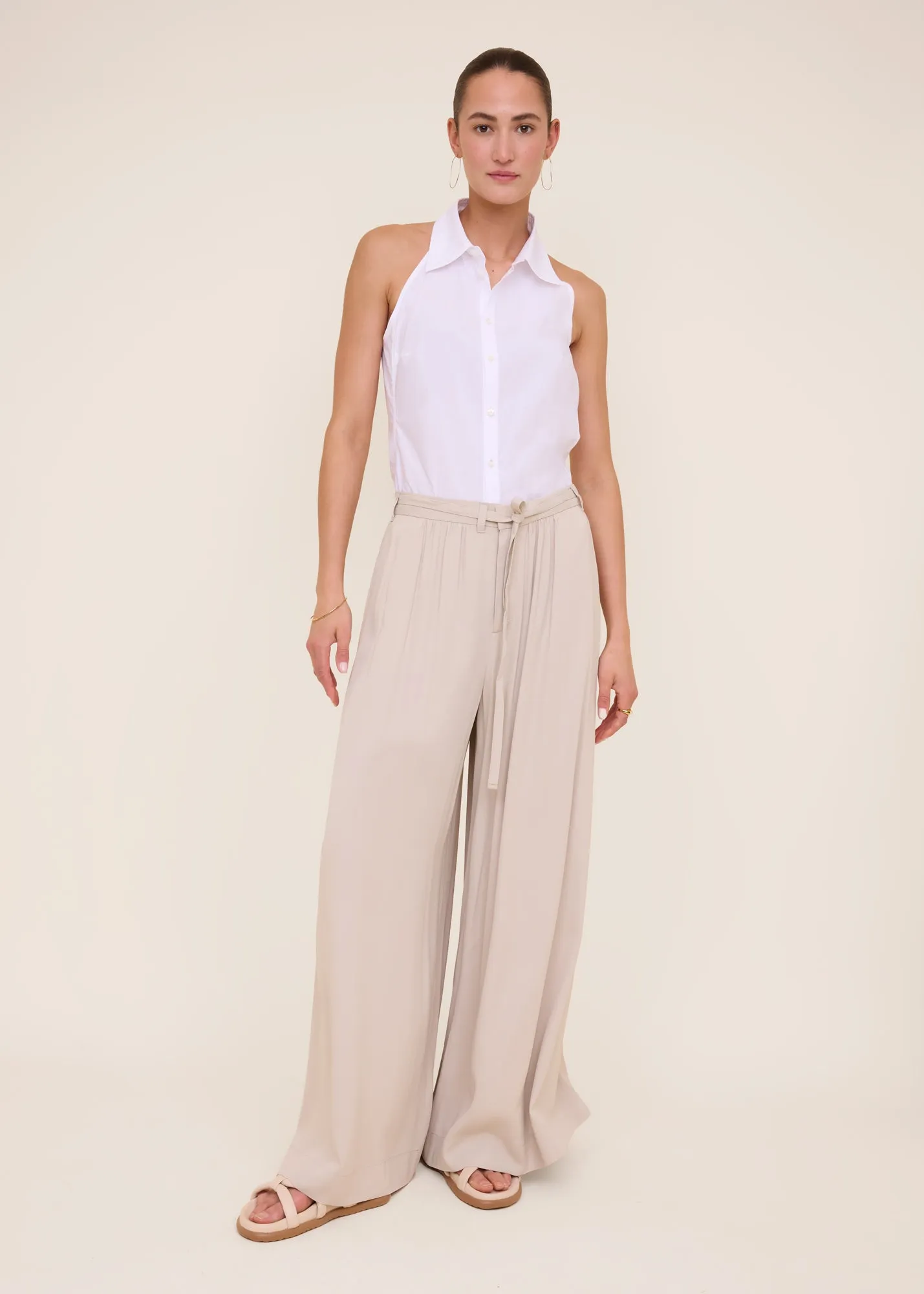 Top Cotton poplin sleeveless