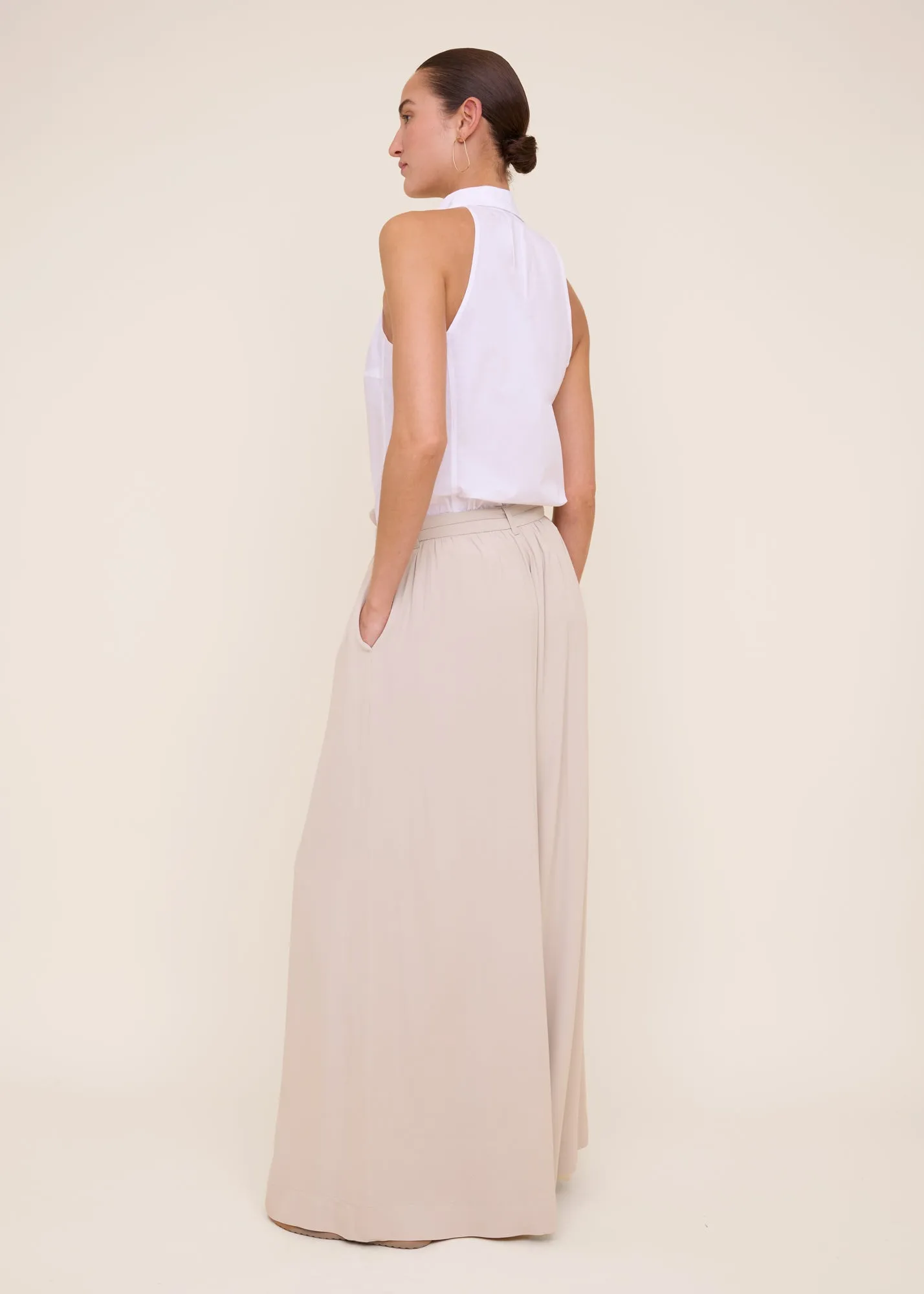 Top Cotton poplin sleeveless