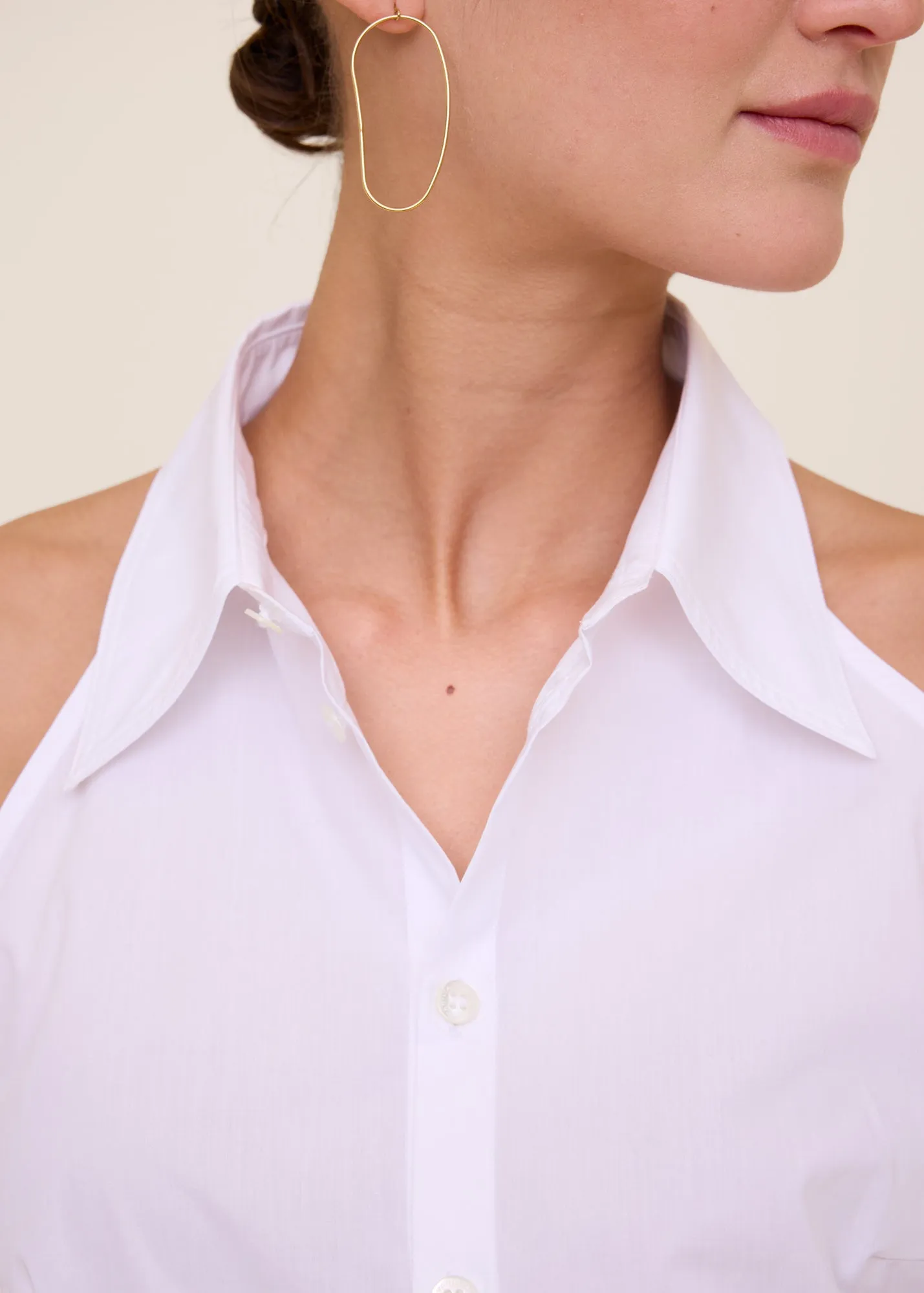 Top Cotton poplin sleeveless