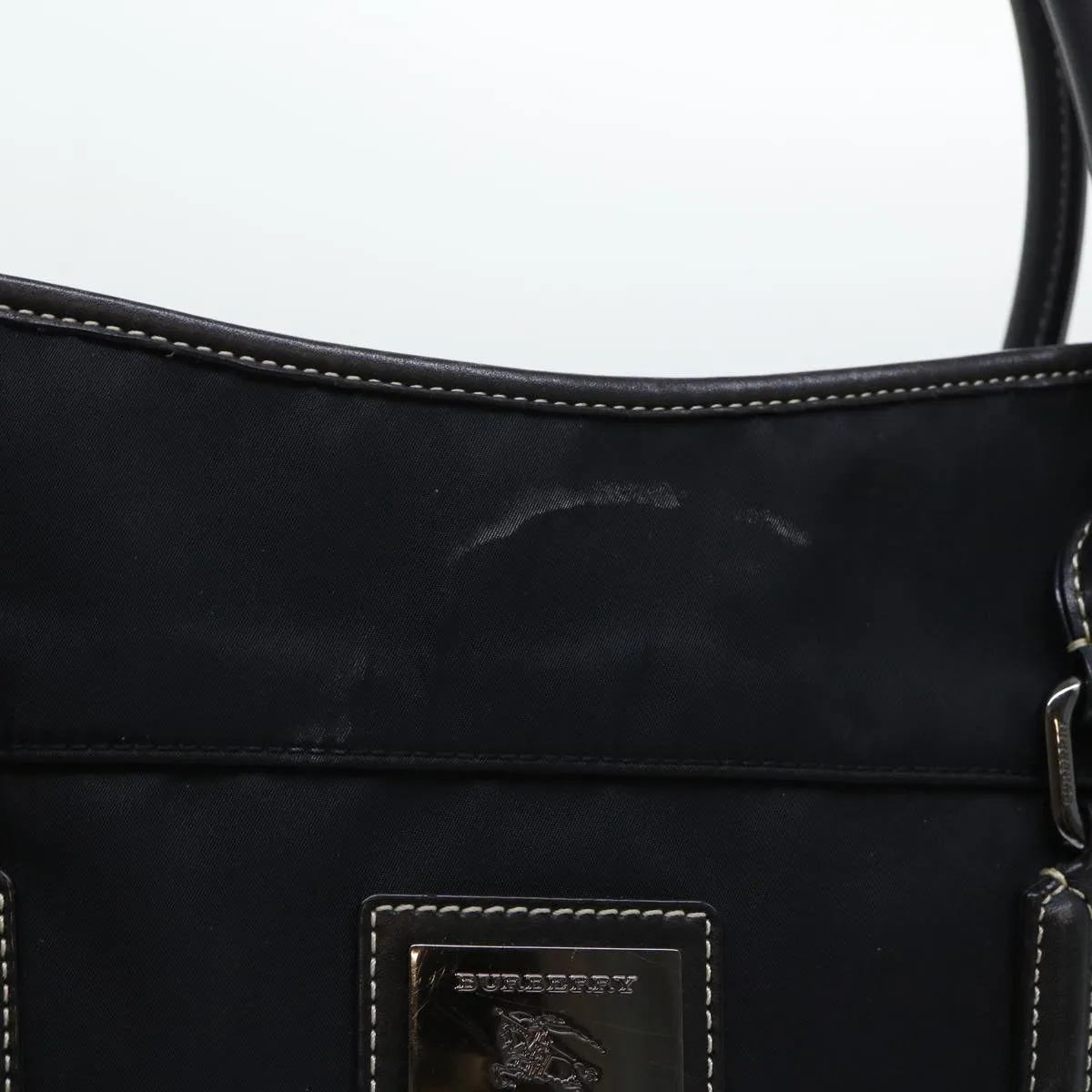 Trendy Inspired Burberry Blue Label Shoulder Bag Nylon Black Auth Bs7873