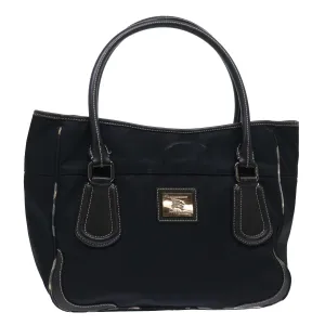 Trendy Inspired Burberry Blue Label Shoulder Bag Nylon Black Auth Bs7873
