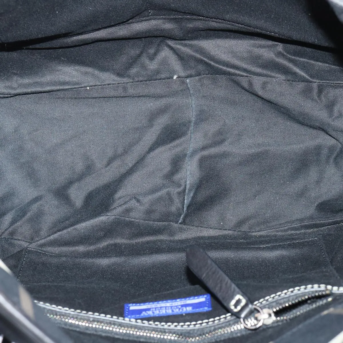 Trendy Inspired Burberry Blue Label Shoulder Bag Nylon Black Auth Bs7873