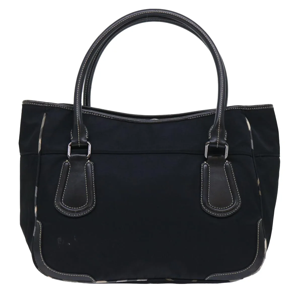 Trendy Inspired Burberry Blue Label Shoulder Bag Nylon Black Auth Bs7873