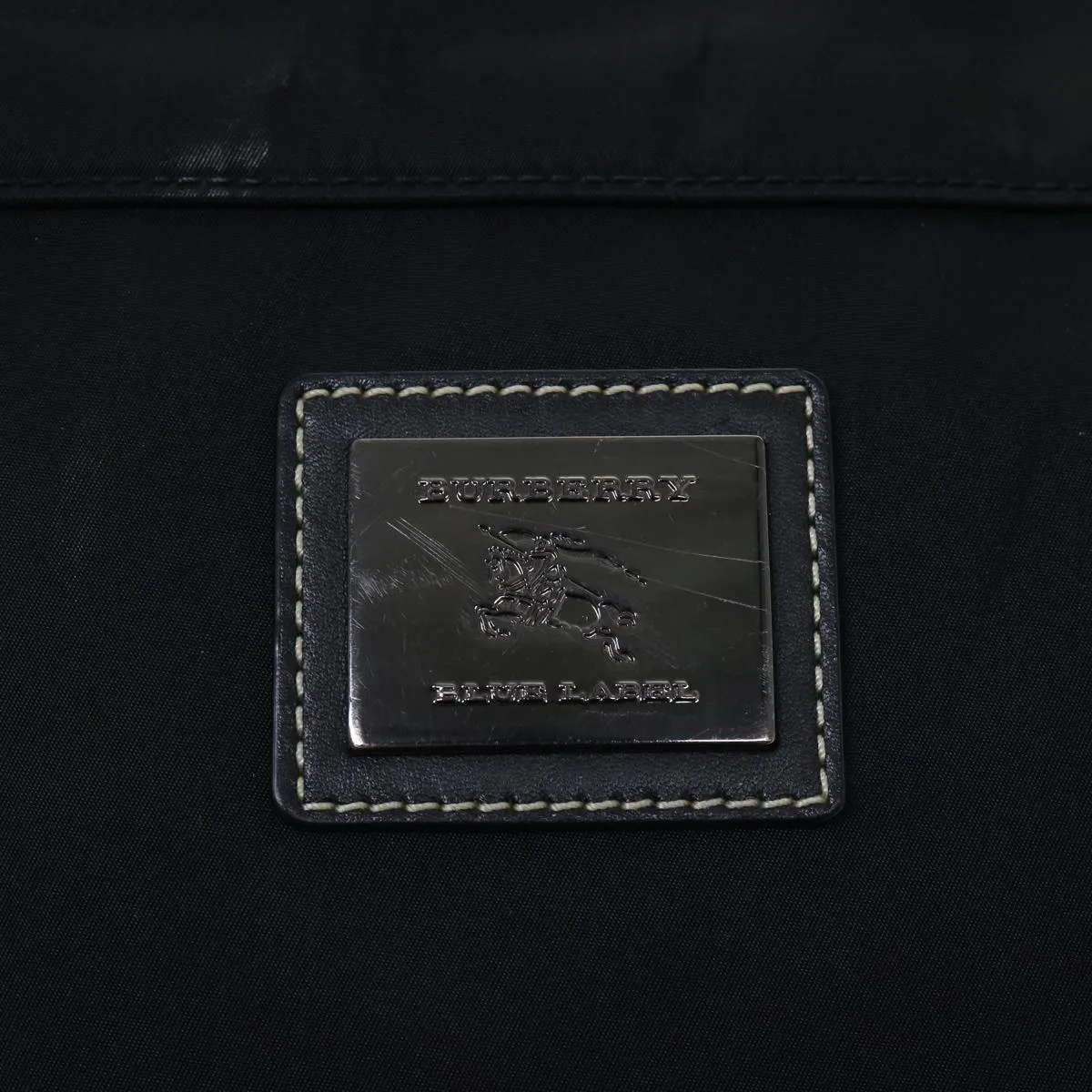 Trendy Inspired Burberry Blue Label Shoulder Bag Nylon Black Auth Bs7873