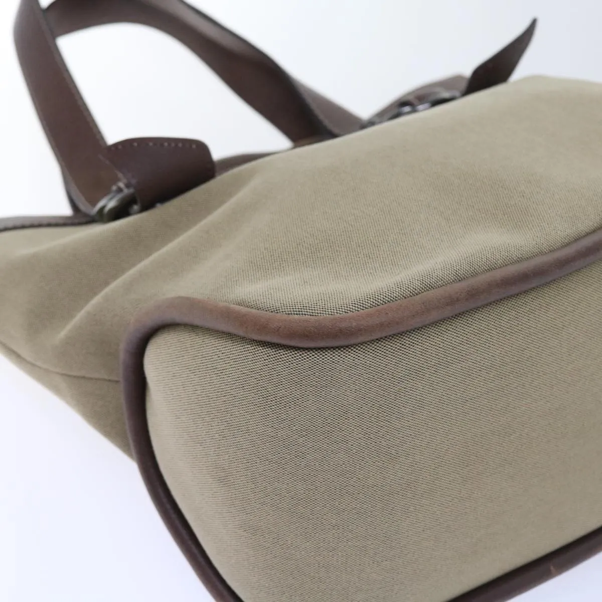 Trendy Inspired Burberry Blue Label Tote Bag Canvas Leather Brown Auth Bs8612