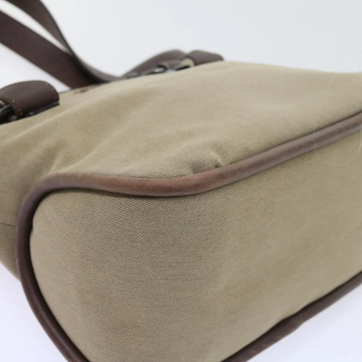 Trendy Inspired Burberry Blue Label Tote Bag Canvas Leather Brown Auth Bs8612
