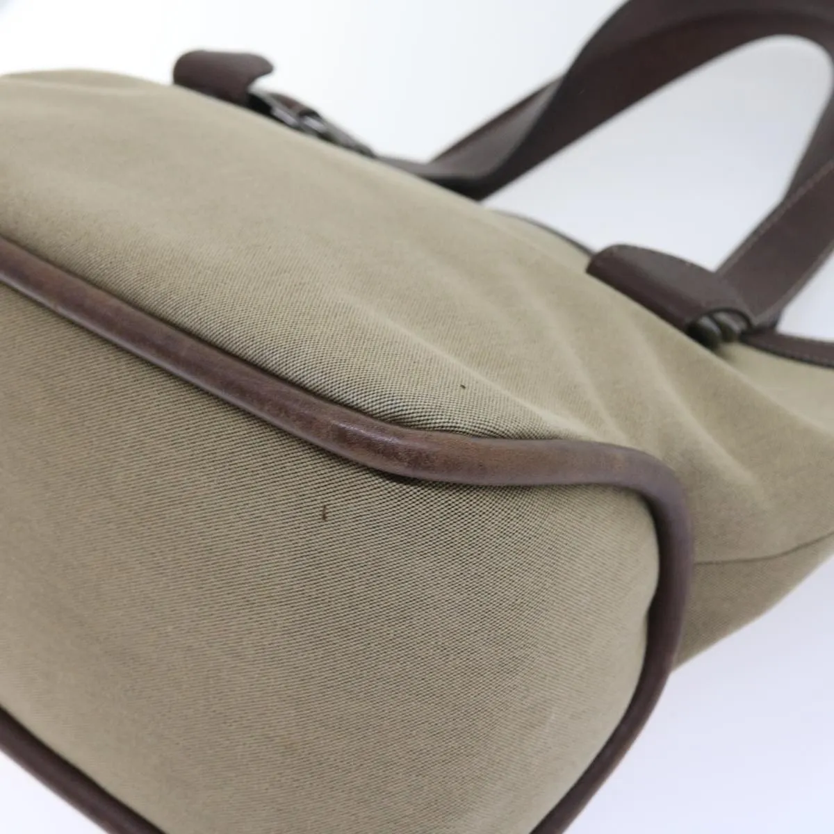 Trendy Inspired Burberry Blue Label Tote Bag Canvas Leather Brown Auth Bs8612
