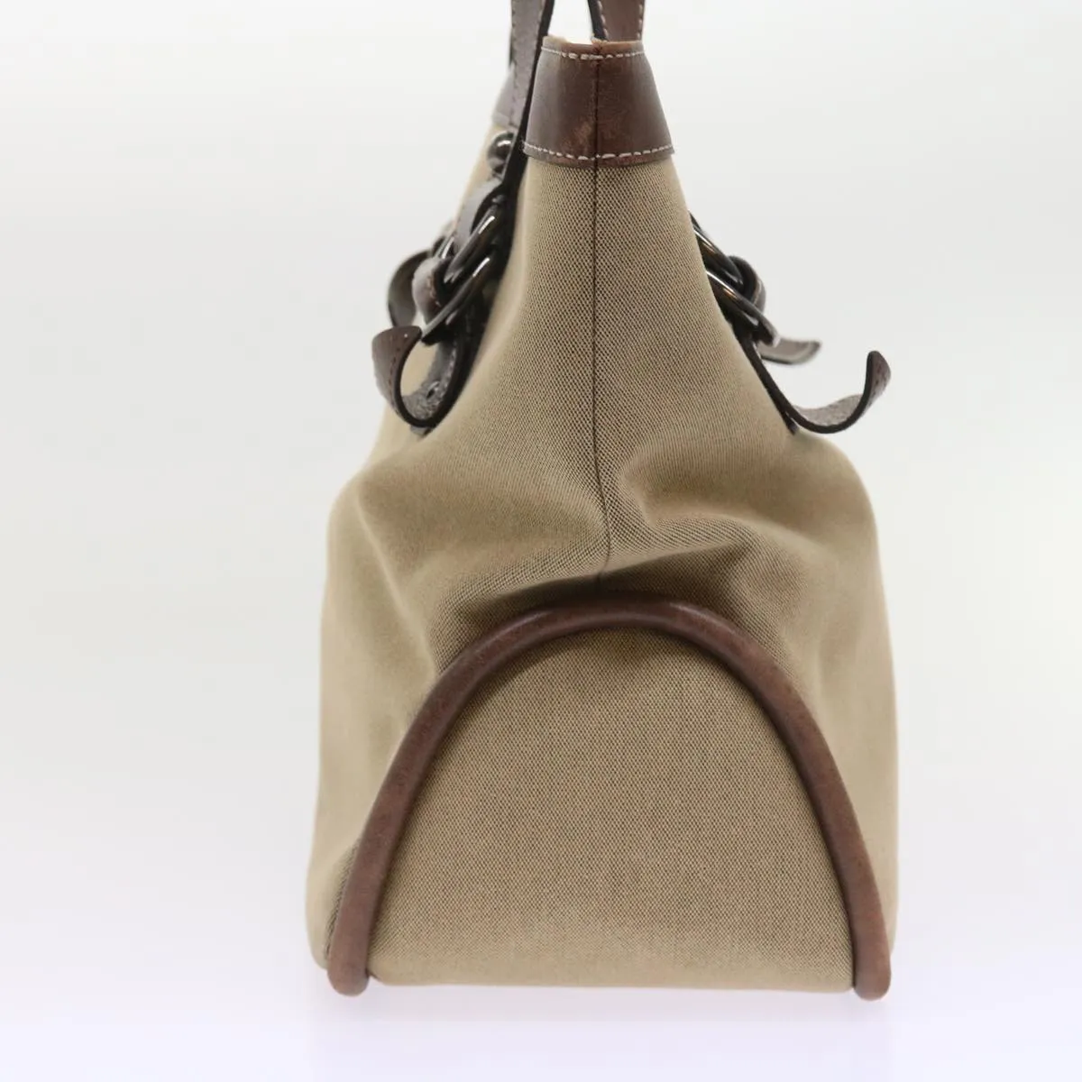 Trendy Inspired Burberry Blue Label Tote Bag Canvas Leather Brown Auth Bs8612