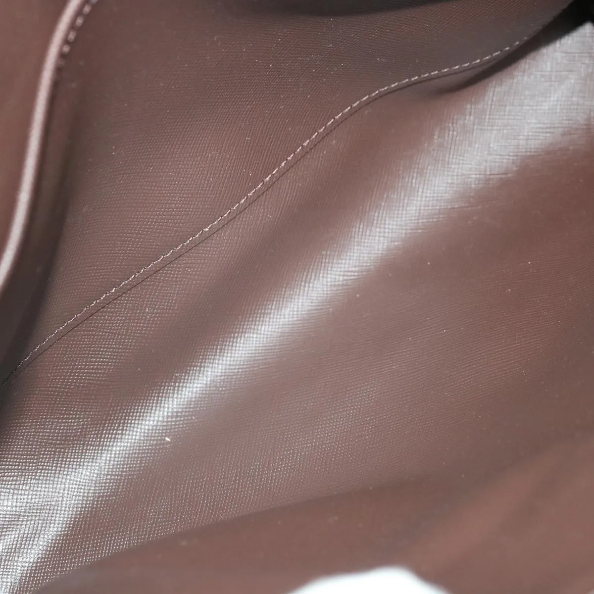 Trendy Inspired Burberryss Nova Check Clutch Bag Canvas Brown Auth 65917