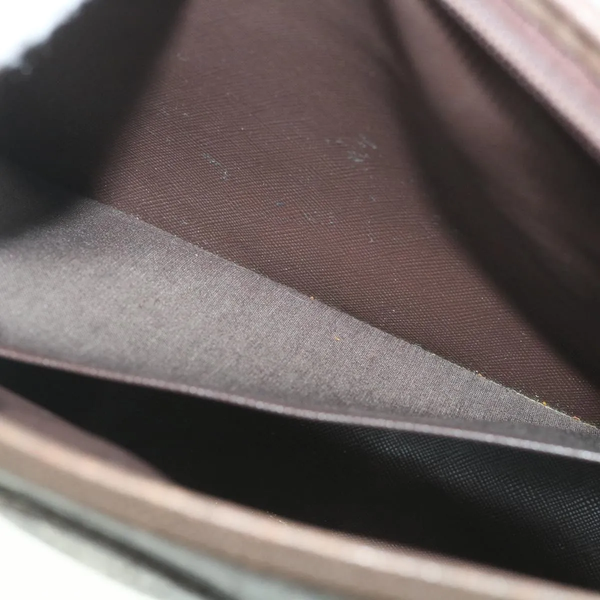 Trendy Inspired Burberryss Nova Check Clutch Bag Nylon Canvas Brown Auth Bs9092