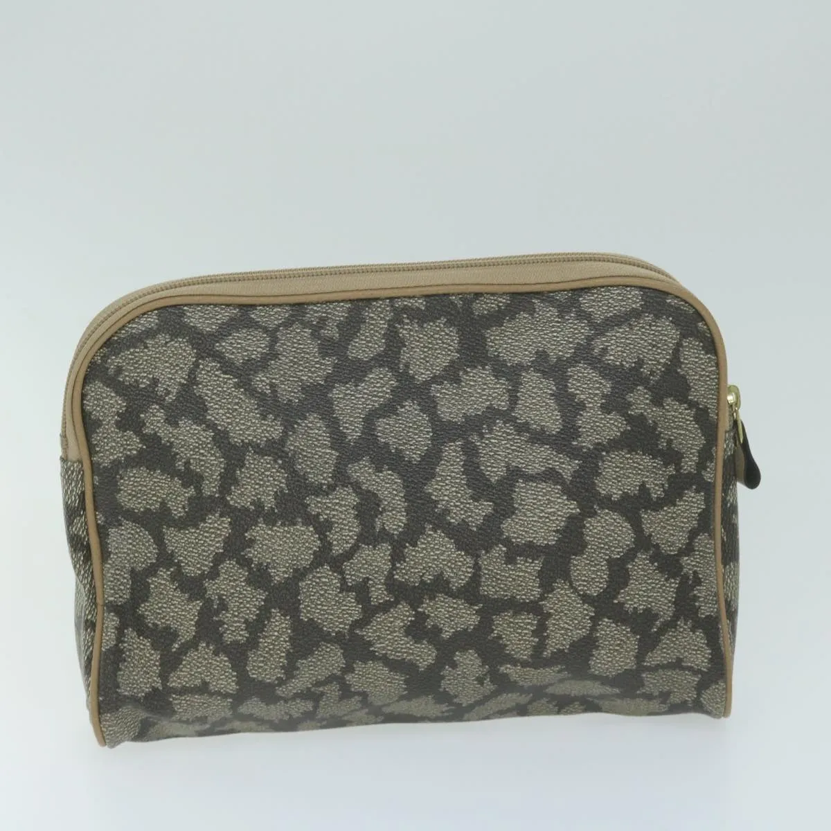 Trendy Inspired BurberryssTrendy Inspired  Saint Laurent Clutch Bag Pvc Leather 3set Black Beige Auth 63887