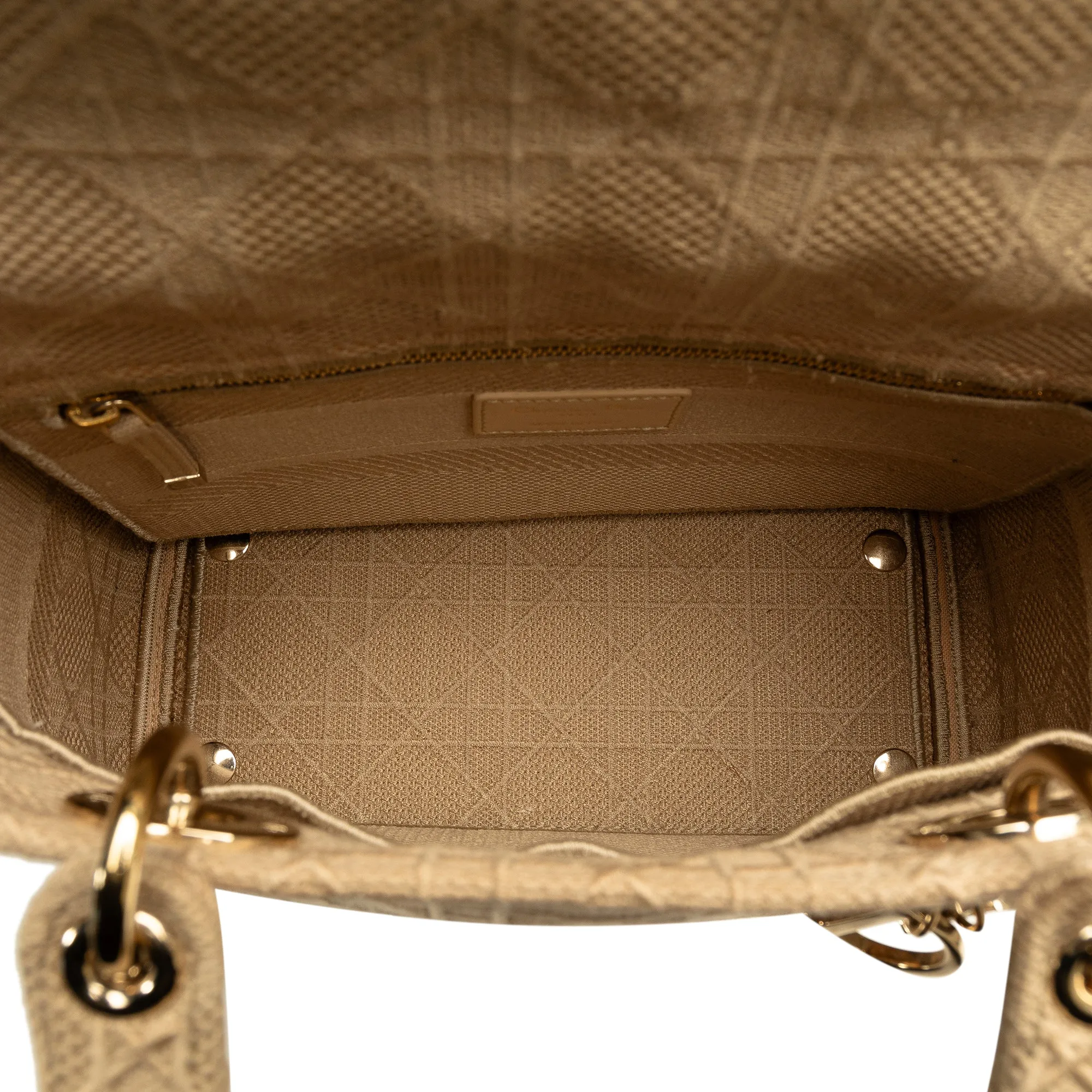Trendy Inspired Dior Lady D-lite Medium Beige