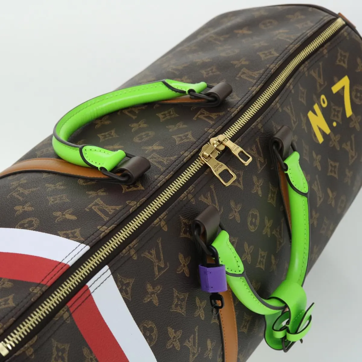 Trendy Inspired Louis Vuitton Capsule Collection Keepall Bandouliere 55 Bag M59661 Auth 53413a