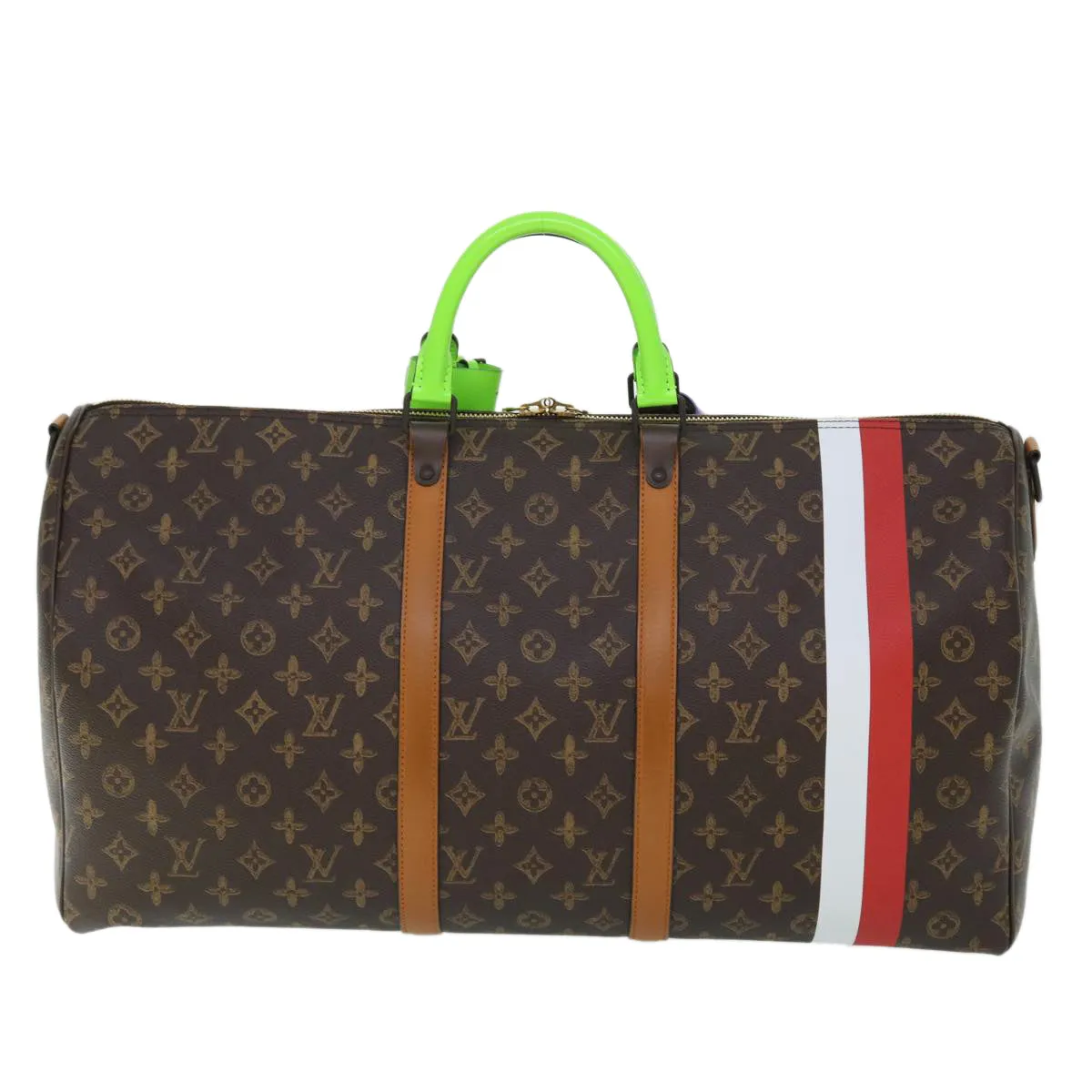 Trendy Inspired Louis Vuitton Capsule Collection Keepall Bandouliere 55 Bag M59661 Auth 53413a