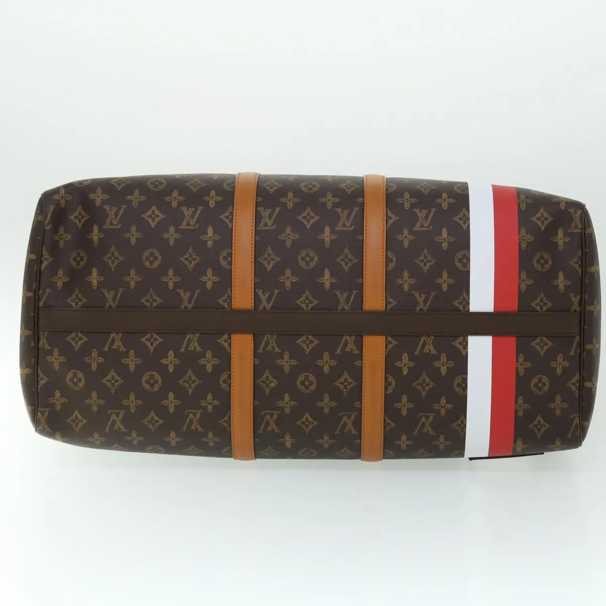 Trendy Inspired Louis Vuitton Capsule Collection Keepall Bandouliere 55 Bag M59661 Auth 53413a