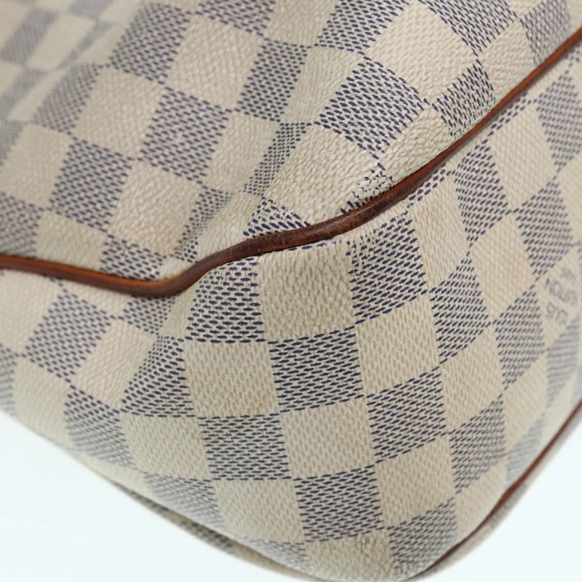 Trendy Inspired Louis Vuitton Damier Azur Siracusa Pm Shoulder Bag N41113 Lv Auth 87967