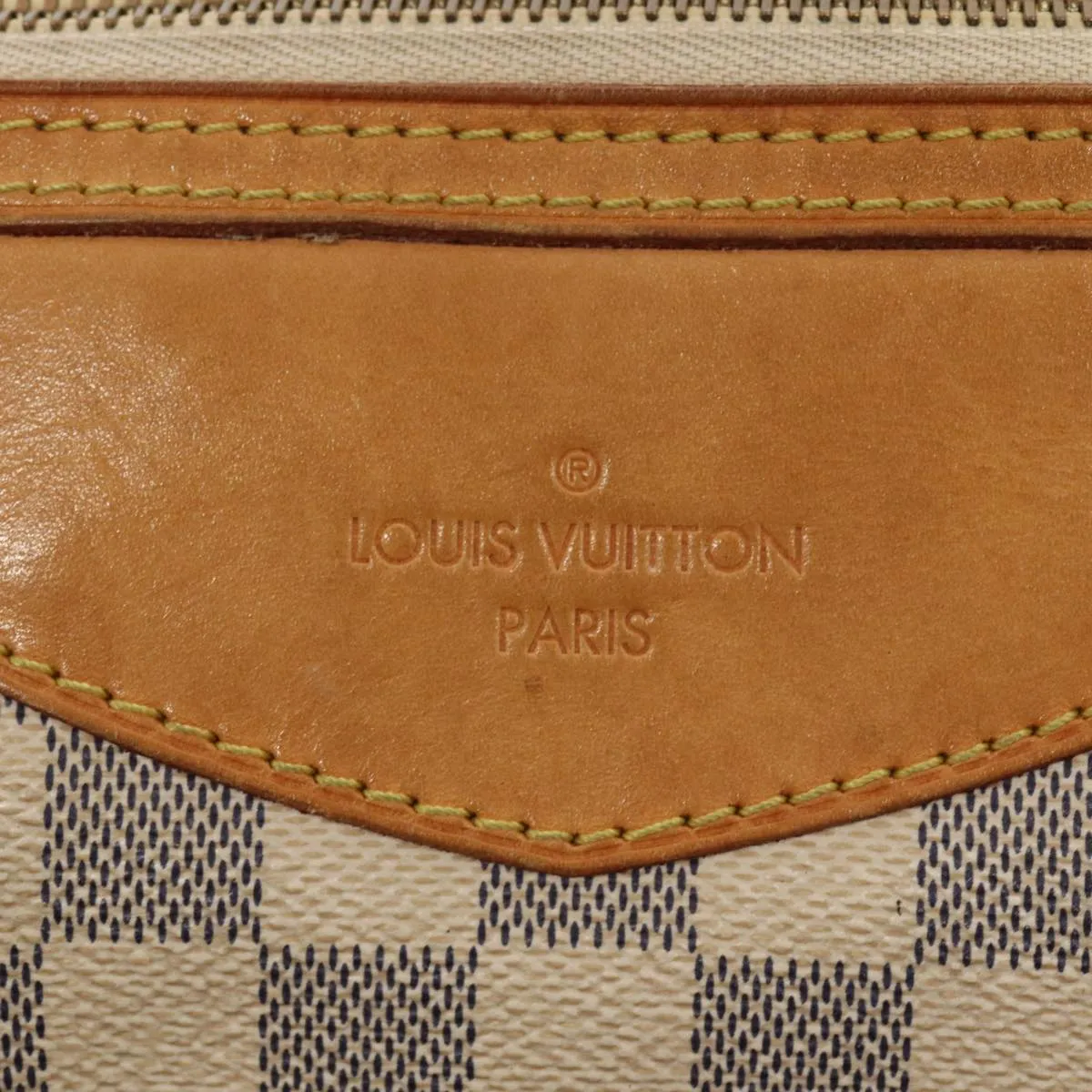 Trendy Inspired Louis Vuitton Damier Azur Siracusa Pm Shoulder Bag N41113 Lv Auth Ar12518