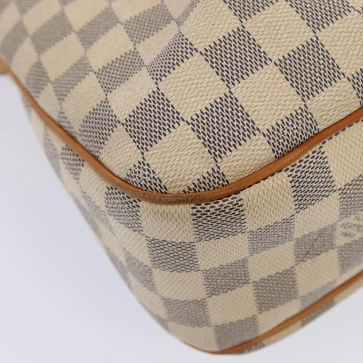 Trendy Inspired Louis Vuitton Damier Azur Siracusa Pm Shoulder Bag N41113 Lv Auth Ar12518