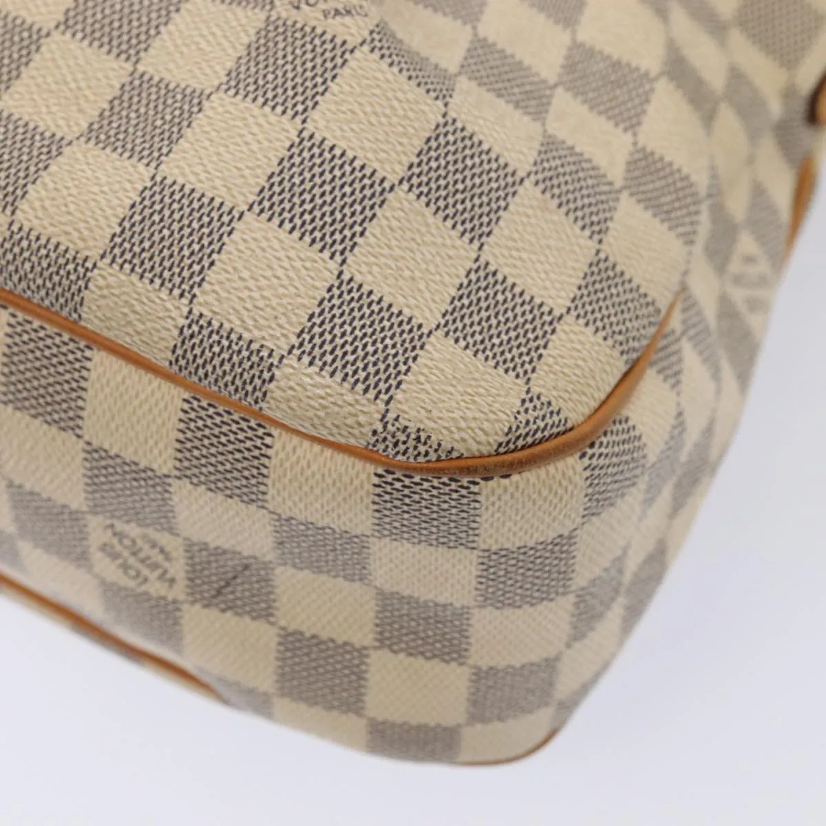 Trendy Inspired Louis Vuitton Damier Azur Siracusa Pm Shoulder Bag N41113 Lv Auth Ar12518