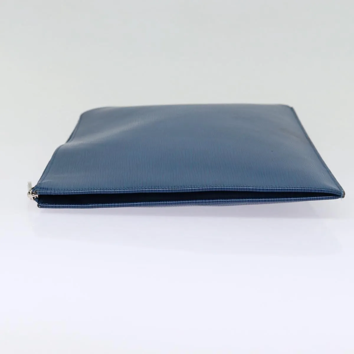 Trendy Inspired Louis Vuitton Epi Pochette Jules Gm Clutch Bag Blue M64154 Lv Auth 87939
