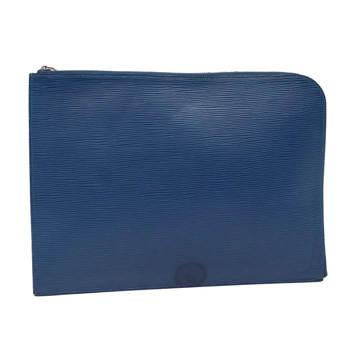 Trendy Inspired Louis Vuitton Epi Pochette Jules Gm Clutch Bag Blue M64154 Lv Auth 87939