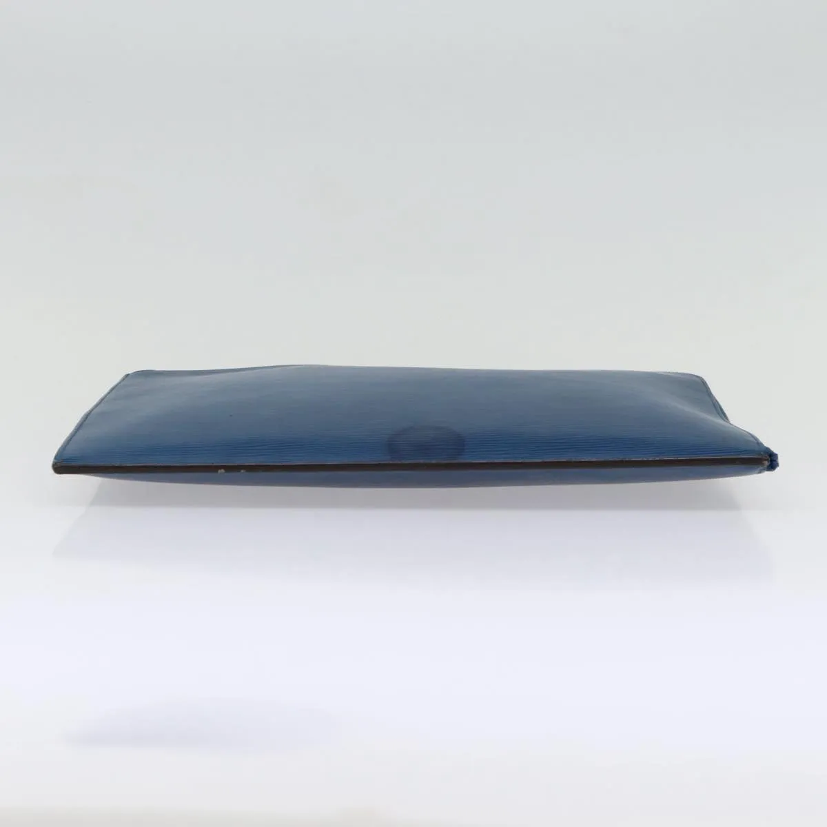 Trendy Inspired Louis Vuitton Epi Pochette Jules Gm Clutch Bag Blue M64154 Lv Auth 87939