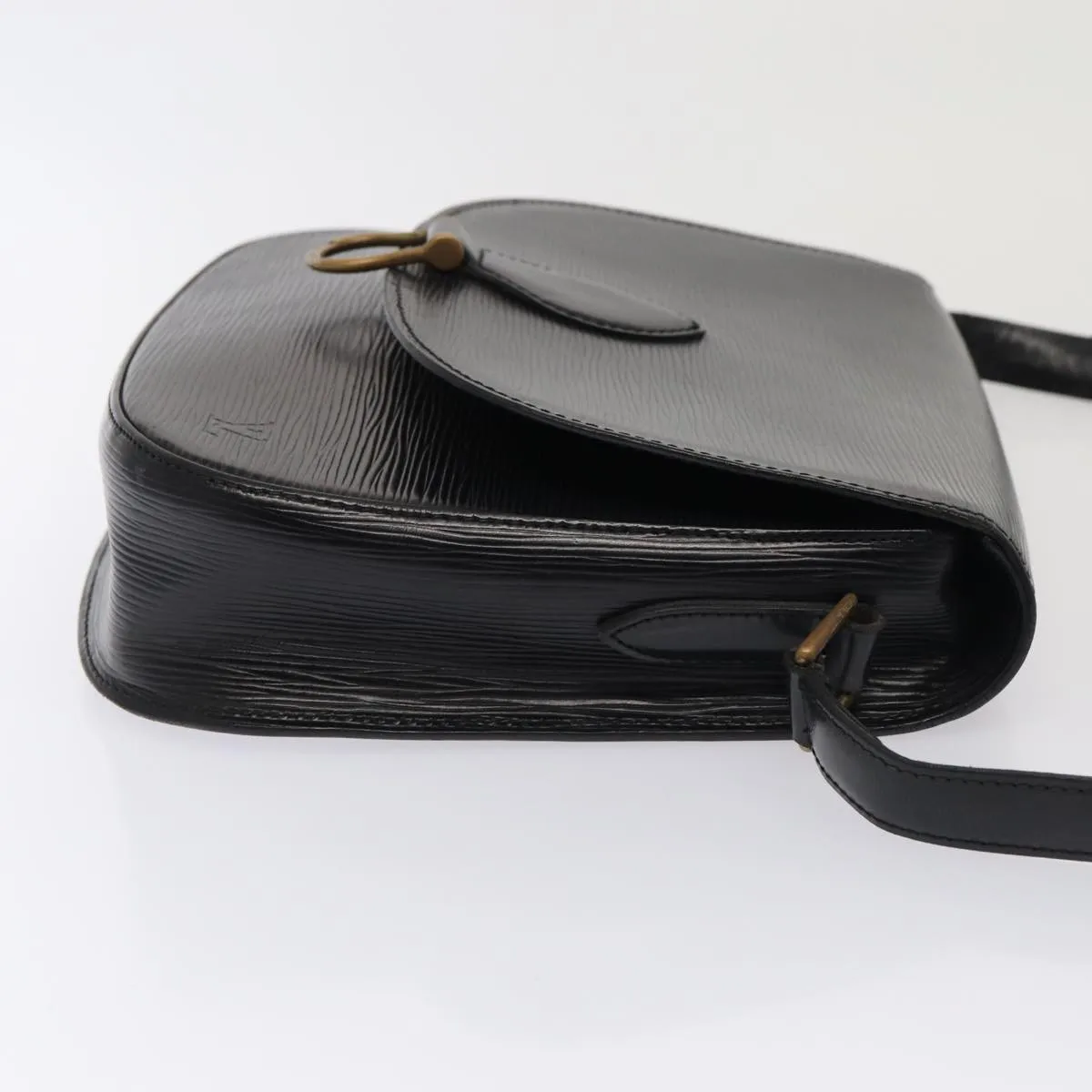 Trendy Inspired Louis Vuitton Epi Saint Cloud Gm Shoulder Bag Black Noir M52192 Lv Auth Yk14369