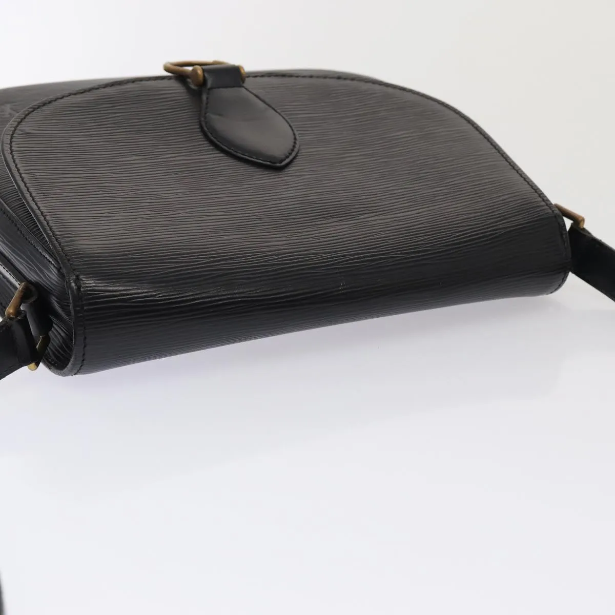 Trendy Inspired Louis Vuitton Epi Saint Cloud Gm Shoulder Bag Black Noir M52192 Lv Auth Yk14369