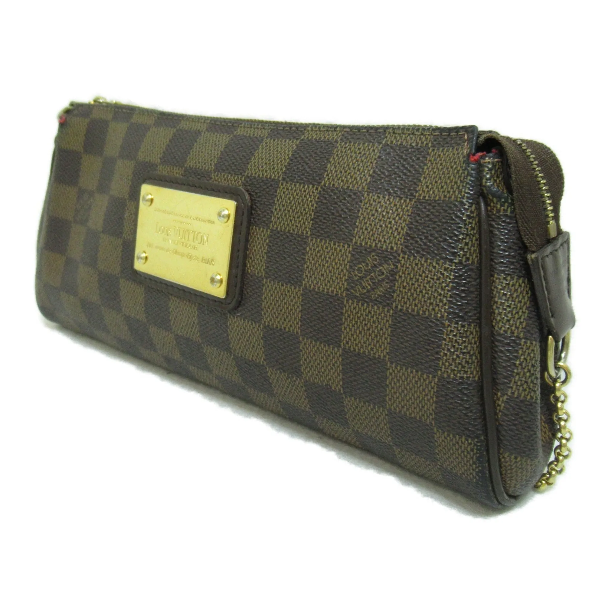 Trendy Inspired Louis Vuitton Eva Brown Ebene Damier Pvc Coated Canvas N55213